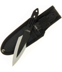 KNI-002 Dual Tone Silver Throwing Knife Set - 3pc