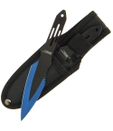 DNA KNI-003 Dual Tone Black and Blue Throwing Knife Set