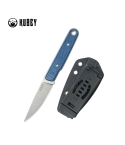 Kubey KU356B Blue Drop Point Fixed Blade