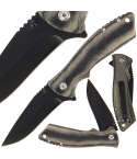 5401WD-GY Lock Knife with Grey with Pakkawood Handle