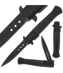 1011-BK-2 Black Lock Knife with Stainless and Aluminium Handle