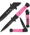 1011-PK-2 Lock Knife with Pink Aluminium Handle