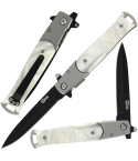 Golan GOL-721P 8.5" Stiletto Lock Knife - Pearl