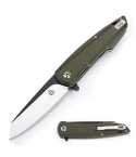 QSP Phoenix Ball Bearing Sheepsfoot Lock Knife - OD Green