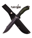 Survivor HK-793GN Bowie Fixed Blade - Green