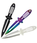 Anglo Arms 3pc Coloured Throwing Knife Set