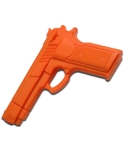 7" Orange Rubber Training Gun
