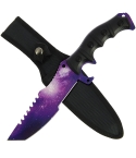 Go! Tracker Type 30.5cm Fixed Blade Knife with Cosmic Purple Skin