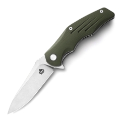 QSP D2 Pangolin Ball Bearing Knife - OD Green