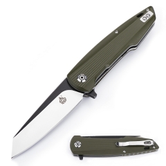 QSP Phoenix Ball Bearing Sheepsfoot Lock Knife - OD Green