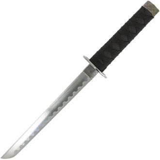 Warrior '戦士' Black Tanto Mini Sword