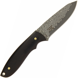 Elk Ridge FIX119DM Clipped Damascus Fixed Blade