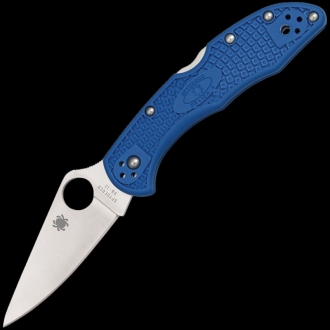 Spyderco SC11FPBL Delica 4 Lockback Knife - Blue