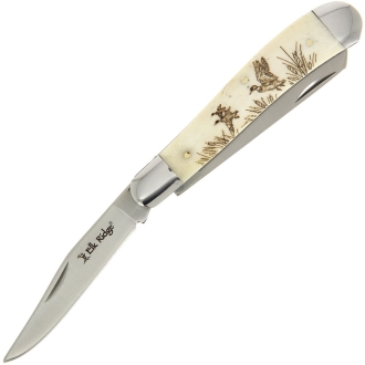 Elk Ridge ER-220DK Gentleman's Trapper - Ox Bone