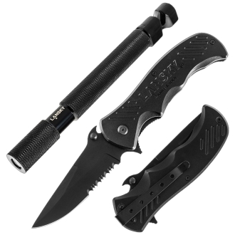 Lansky LS09782 Field Knife Set with Sharpener Tool TACPAC