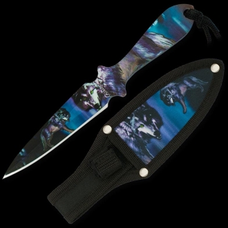 Albainox 32257 Blue Wolf Throwing Knife