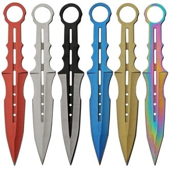6pc Rite Edge CN211555 Multicolour Throwing Knife Set