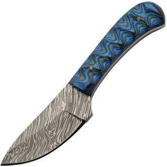 DM1377BL Damascus Boys Skinner Knife Wood