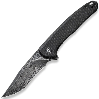 CIVIVI Mini Sandbar C20011-DS1 Damascus Lock Knife Micarta Handle