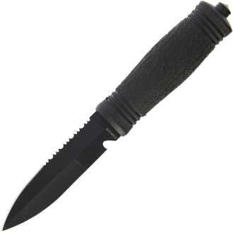 SCK CW-823-4 Blackout Fixed Blade Belt Knife