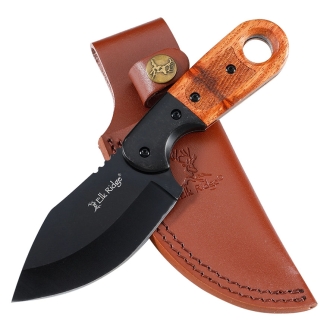 Elk Ridge Bolster Fixed Blade Knife - Black
