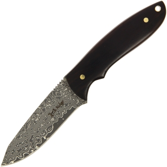 Elk Ridge FIX119DM Clipped Damascus Fixed Blade