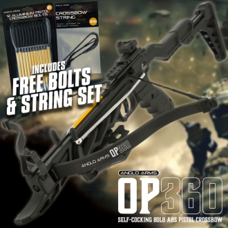 Anglo Arms OP360 80lb Self Cocking Pistol Crossbow