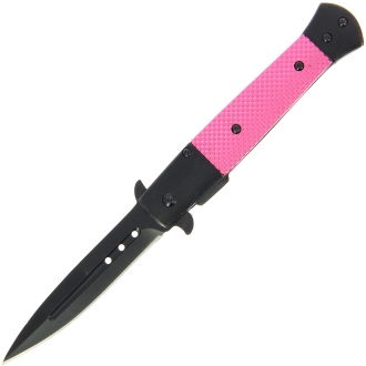 1011-PK-2 Lock Knife with Pink Aluminium Handle